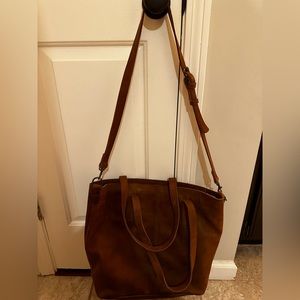 ABLE Alem Utility Bag in color whiskey
